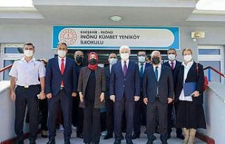 TEI çalışanları köy okulunda