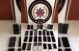 Tekirdağ’da kaçak telefon satan 8 adrese operasyon