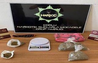 Tekirdağ’da uyuşturucu operasyonu 1 kişi tutuklandı