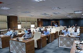 Tekkeköy Belediye meclis toplantısı