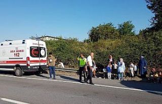 TEM’de 7 aracın karıştığı zincirleme kaza:...