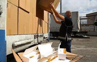 TEM’de ele geçirildi, 25 milyon 500 bin adet...