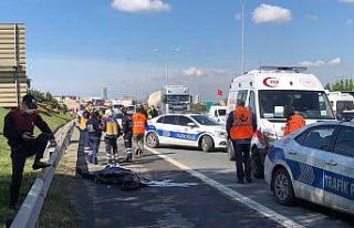 TEM’de feci motosiklet kazası: 1 ölü