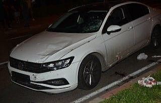 Ters yöne giren motosiklet, araçla kafa kafaya çarpıştı:...