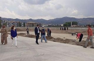 TOKİ Sosyal Bilimler Lisesi’nde çevre düzenleme...