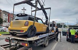 Trabzon’da abart egzoz avı