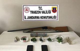 Trabzon’da jandarma uyuşturucuya geçit vermiyor