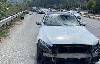 Trafik kuralına uymayan motosiklet sürücüsü canından...