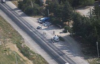 Trafikte kurallara uymayanlar havadan tespit edildi