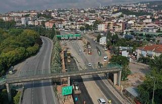 Tramvay hattı çalışmaları D100’de güzergahı...