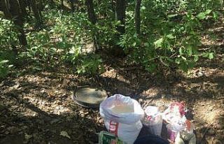 Tunceli’de teröristlere ait silah, mühimmat ve...