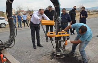 Türkiye’de bir ilk, Turgutlu yama makinesine kavuştu