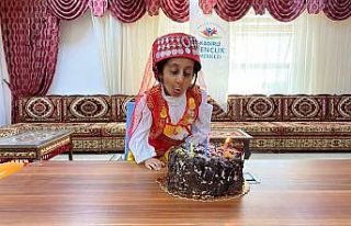 Türkiye’nin en kısa boylu kadınına doğum günü...