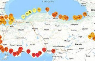 Türkiye’nin en soğuk deniz suyu Akçakoca’da...