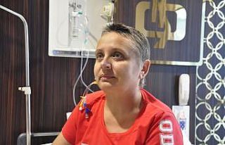 Ukraynalı Nadia Slychuk, Mersin’de sağlığına...