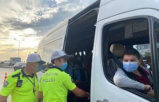 Üsküdar’da öğrenci servislerine denetim