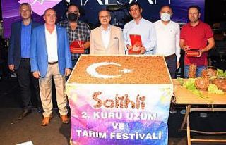 Üzümler yarıştı, sahipleri altın kazandı