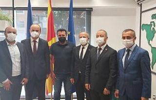 Vali Canalp, Kuzey Makedonya Başbakanı Zaev ile...