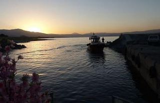 Van Gölü’nde karaya oturan balıkçı tekneleri...