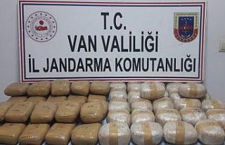 Van’da 60 kilo esrar ele geçirildi
