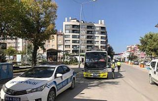 Van’da minibüs sürücüleri bilgilendirildi