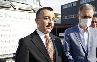 Yangın mağdurları için hazırlanan mobilyalar...