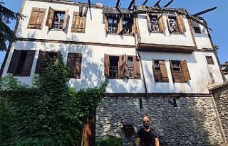 Yangında ağır hasar alan 200 yıllık konak yeniden...