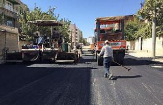 Yeşilyurt Caddesi asfaltlanıyor