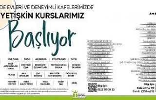 Yetişkin kursları 34 noktada başlıyor