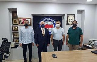 Yiğit’ten Memur-Sen’e veda ziyareti