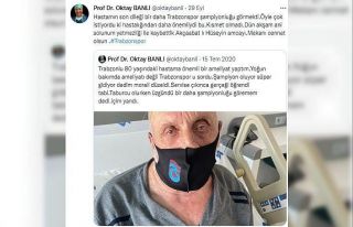 Yoğun bakımda bile Trabzonspor’un maçını sormuştu,...