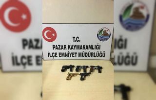 Yolcu otobüsüne bırakılan çuvaldan ruhsatsız...