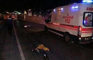 Yolun karşısına geçmek isterken otomobilin çarptığı...
