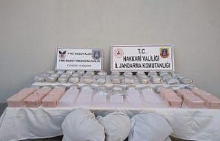 Yüksekova’da 98 kilo 600 gram uyuşturucu ele geçirildi