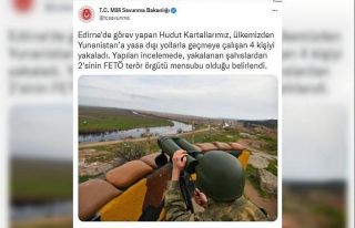 Yunanistan’a kaçmaya çalışan 2’si FETÖ mensubu...