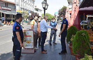 Zabıtadan Değirmenaltı esnafına denetim