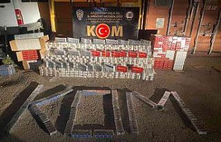10 bin 790 paket kaçak sigara ele geçirildi