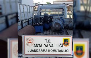 15 bin TL değerinde 3 dinamo çalan şüpheliler...