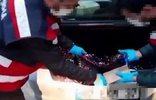 15 kilo eroini, kadın elbiselerinin astarlarına...
