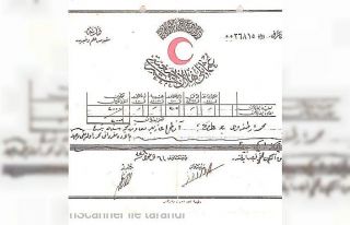 97 yıllık bağış makbuzunu Kızılay’a bağışladı