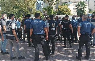 Adıyaman Adliyesi önünde gerginlik