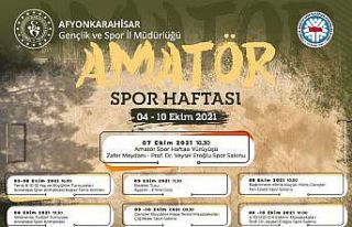 Afyonkarahisar’da Amatör Spor Haftası etkinlikleri...