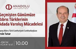Akademik yıl açılışında ilk dersini KKTC Cumhurbaşkanı...