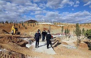 Akyurt Millet Bahçesi’nde ağaçlar dikiliyor