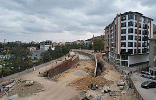 Alt geçit inşaatının yüzde 70’i tamamlandı