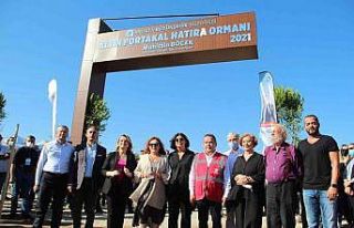 Altın Portakal Hatıra Ormanı oluşturuldu