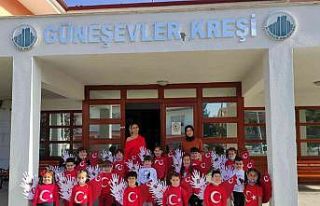 Altındağ Kreşlerinde 29 Ekim coşkusu