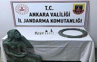 Ankara İl Jandarma Komutanlığından tarihi eser...
