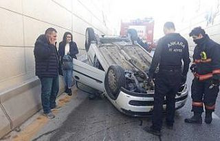 Ankara’da trafik kazası: 1 yaralı