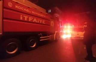 Apartman dairesinde yangın paniği